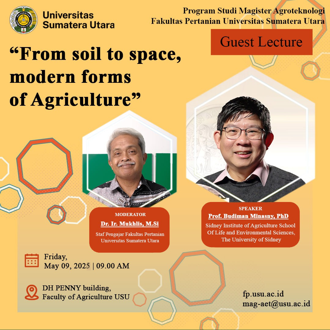 Guest Lecture "From Soil to Space, Modern Forms of Agriculture"